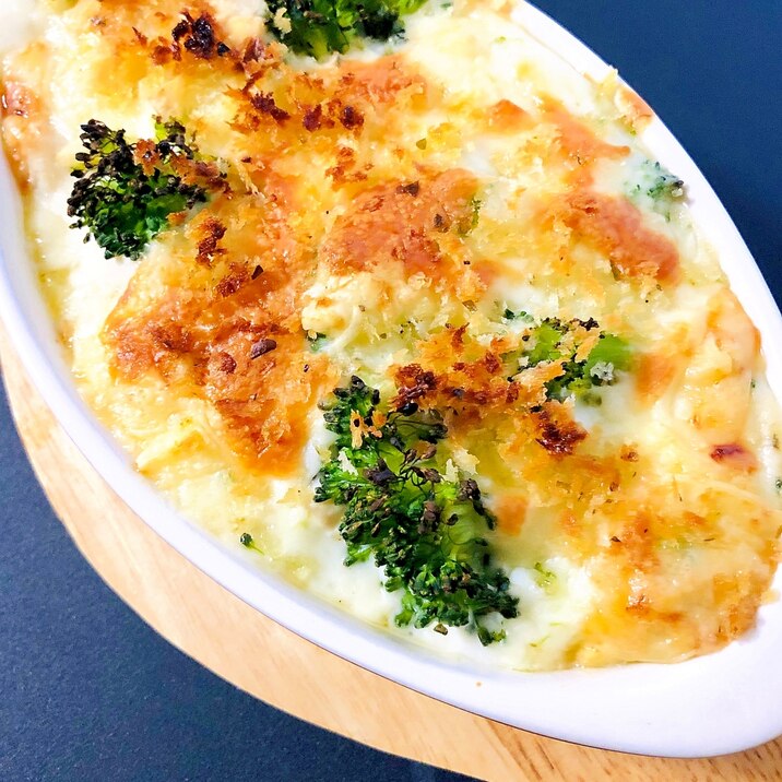 パン粉が決め手!ささみと野菜のグラタン